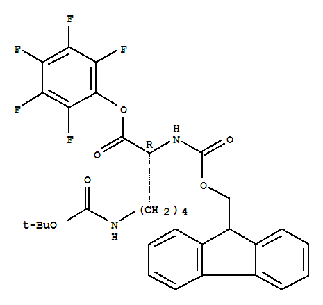 Fmoc-D-Lys(Boc)-OPfp