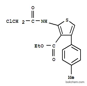 2-(2-CHLORO-ACETYLAMINO)-4-P-TOLYL-THIOPHENE-3-카르복실산 에틸 에스테르