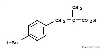 벤젠프로판산, -알파-메틸렌-4-(2-메틸프로필)-(9CI)