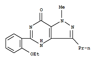 5-(2-ETHOXYPHENYL)-1-METHYL-3-N-PROPYL-1,6-DIHYDRO-7H-PYRAZOLO[4,3-D]-7-PYRIMIDINONE