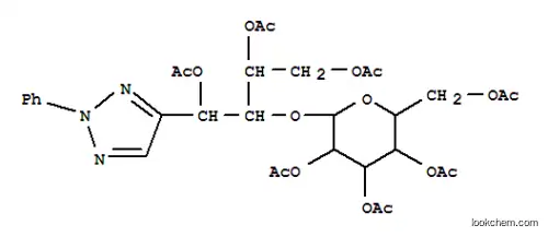 베타-D-글루코피라노시드, 2,3-비스(아세틸옥시)-1-[(아세틸옥시)(2-페닐-2H-1,2,3-트리아졸-4-일)메틸]프로필, 테트라아세테이트(에스테르), [ 1S(R),2R]-