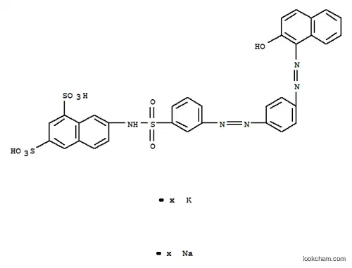1,3-나프탈렌디술폰산, 7-3-4-(2-히드록시-1-나프탈레닐)아조페닐아조페닐술포닐아미노-, 칼륨나트륨염