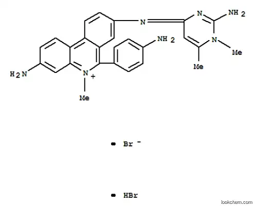 3-アミノ-8-[[2-アミノ-1,6-ジメチルピリミジン-4(1H)-イリデン]アミノ]-6-(4-アミノフェニル)-5-メチルフェナントリジン-5-イウム?ブロミド?臭化水素酸塩