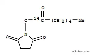 HEXANOIC ACID-N, N-HYDROXYSUCCINIMIDE 에스테르, [1-14C]