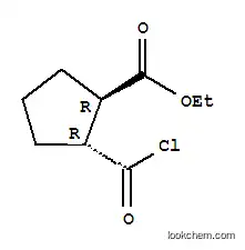 시클로펜탄카르복실산, 2-(클로로카르보닐)-, 에틸 에스테르, 트랜스-(9CI)