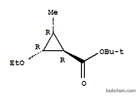 시클로프로판카르복실산, 2-에톡시-3-메틸-, 1,1-디메틸에틸 에스테르, (1alpha,2ba,3ba)-(9CI)