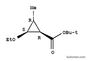 시클로프로판카르복실산, 2-에톡시-3-메틸-, 1,1-디메틸에틸 에스테르, (1alpha,2alpha,3ba)-(9CI)