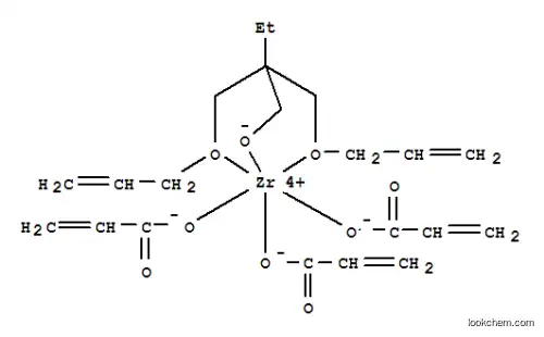 지르코늄, 2,2-비스(2-프로페닐옥시-.카파.O)메틸-1-부탄올레이토-.카파.오트리스(2-프로페노아토-.카파.O)-