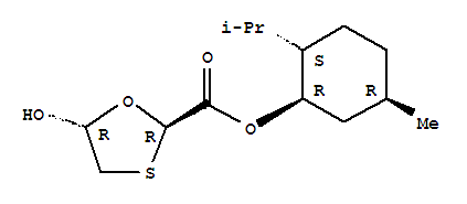 (2S,5R)-5-Hydroxy-[1,3]-oxathiolane-2-carboxylicacidmenthylester