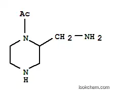 2-피페라진메탄아민, 1-아세틸-(9CI)