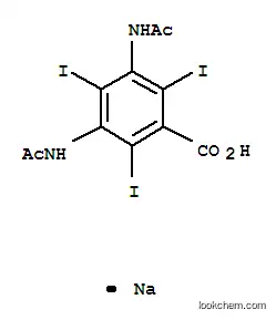 3,5- 비스 (아세틸 아미노) -2,4,6- 트리 (131I) 요오도 벤조산 나트륨 염