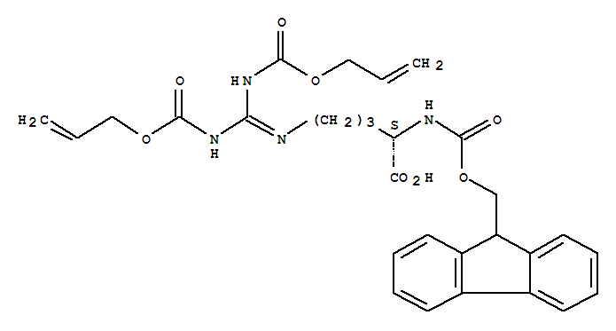 Fmoc-Arg(Alloc)2-OH