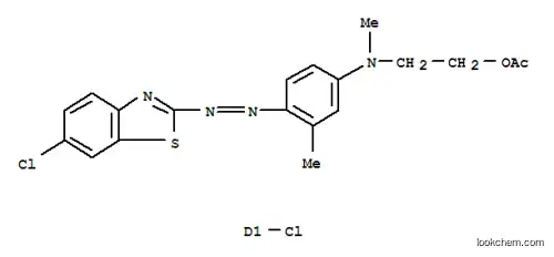 2-{4-[5,6(及び6,7の混合物)-ジクロロ-1,3-ベンゾチアゾール-2-イルアゾ]-N-メチル-m-トルイジノ}エチル=アセタート