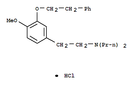 N,N-dipropyl-2-(4-methoxy-3-(2-phenylethoxy)phenyl)ethylaminemonohydrochloride