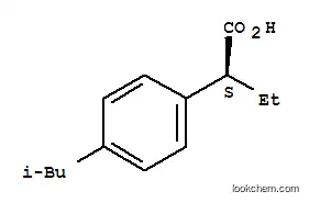 벤젠아세트산, -알파-에틸-4-(2-메틸프로필)-, (-알파-S)-(9CI)