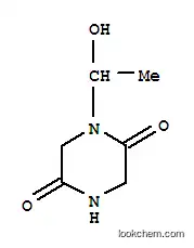 2,5- 피페 라진 디온, 1- (1- 히드 록시 에틸)-(9CI)