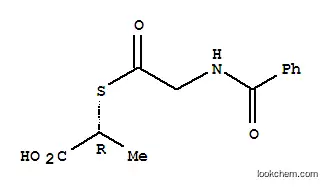 R-1- (카르복시 에틸) -N- 벤조일 티올 글리시 네이트