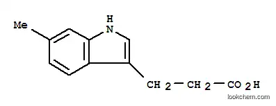 1H-인돌-3-프로판산,6-메틸-(9CI)