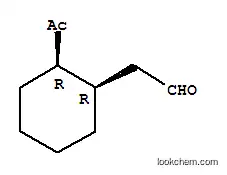 시클로헥산아세트알데히드-포르밀-d,2-아세틸-, 시스-(9CI)