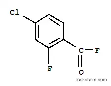 벤조일 플루오라이드, 4-클로로-2-플루오로-(9CI)