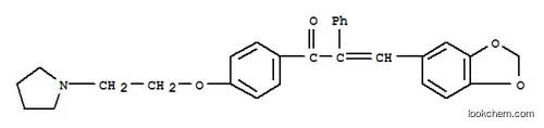 3,4-메틸렌디옥시-α-페닐-4'-[2-(1-피롤리디닐)에톡시]칼콘