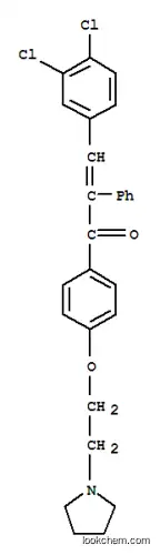 3,4-ジクロロ-α-フェニル-4′-[2-(1-ピロリジニル)エトキシ]カルコン