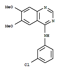 AG-1478(TyrphostinAG-1478);NSC693255;N-(3-chlorophenyl)-6,7-dimethoxyquinazolin-4-amine