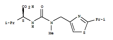(S)-2-(3-((2-Isopropylthiazol-4-yl)methyl)-3-methylureido)-3-methylbutanoicacid