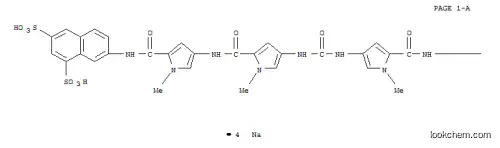 7,7′-[カルボニルビス[イミノ(1-メチル-1H-ピロール-4,2-ジイル)カルボニルイミノ(1-メチル-1H-ピロール-4,2-ジイル)カルボニルイミノ]]ビス(1,3-ナフタレンジスルホン酸ジナトリウム)