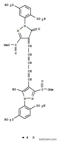2-[5-ヒドロキシ-3-メトキシカルボニル-4-[5-[3-メトキシカルボニル-5-オキソ-1-(2,5-ジスルホフェニル)-2-ピラゾリン-4-イリデン]-1,3-ペンタジエニル]-1-ピラゾリル]-1,4-ベンゼンジスルホン酸=四カリウム塩
