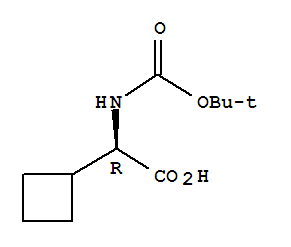 Cyclobutaneaceticacid,α-[[(1,1-dimethylethoxy)carbonyl]amino]-,(R)-(9CI)