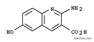 3- 퀴놀린 카르 복실 산, 2- 아미노 -6- 하이드 록시-(9CI)