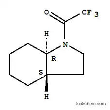1H-인돌, 옥타하이드로-1-(트리플루오로아세틸)-, 트랜스-(+)-(9CI)