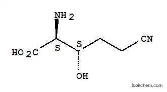L-노르발린, 5-시아노-3-하이드록시-, 에리스로-(9CI)