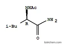 (2R)-2-アセトアミド-4-メチルペンタンアミド
