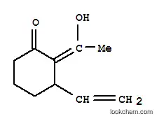 사이클로헥사논, 3-에테닐-2-(1-하이드록시에틸리덴)-(9CI)