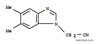 1H-벤즈이미다졸-1-아세토니트릴,5,6-디메틸-(9CI)