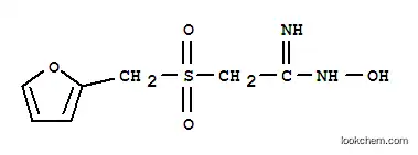 2-[(2-FURYLMETHYL)SULFONYL]-N'-하이드록시에탄이미다미드