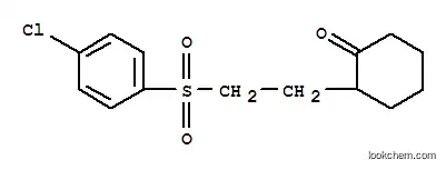 2-[2-[(4-클로로페닐)술포닐]에틸]시클로헥산-1-온