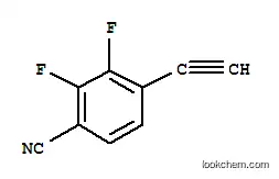 벤조니트릴, 4-에티닐-2,3-디플루오로-(9CI)