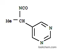 피리미딘, 5-(1-이소시아네이토에틸)-(9CI)