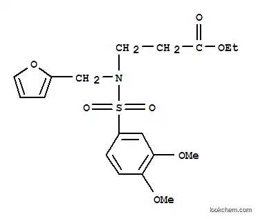 에틸 3-[[(3,4-디메톡시페닐)술포닐](2-푸릴메틸)아미노]프로파노에이트