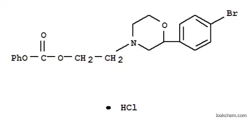 탄산, 2-(2-(4-브로모페닐)-4-모르폴리닐)에틸 페닐 에스테르, 염산염