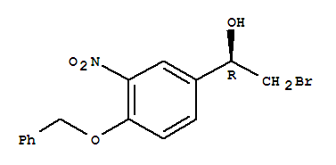 Benzenemethanol,a-(bromomethyl)-3-nitro-4-(phenylmethoxy)-,(aR)-