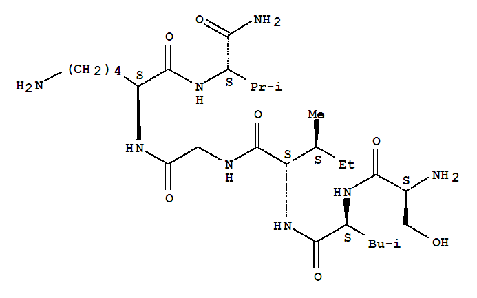 H-SER-LEU-ILE-GLY-LYS-VAL-NH2