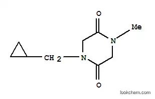 2,5-피페라진디온,1-(사이클로프로필메틸)-4-메틸-(9CI)