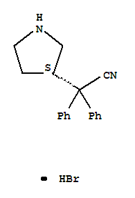 3-Pyrrolidineacetonitrile,a,a-diphenyl-,hydrobromide(1:1)