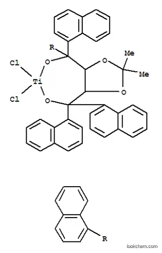 (4R,5R)-(-)-2,2-디메틸-A,A,A',A'-테트라(1-나프틸)-1,3-디옥솔란-4,5-디메틸탄올라토티타늄(IV) 이염화물 아세토니트릴 부가물