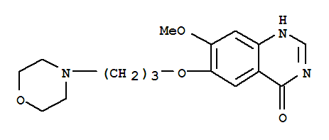 7-Methoxy-6-(3-morpholin-4-ylpropoxy)quinazolin-4(3H)-one