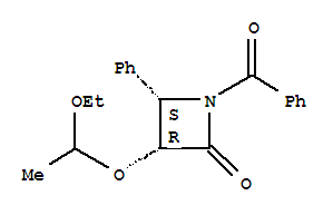 (3R,4S)-1-Benzoyl-3-(1-ethoxyethoxy)-4-phenyl-2-azetidinone